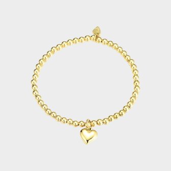 Armband staal hart