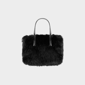 Tas fluffy zwart