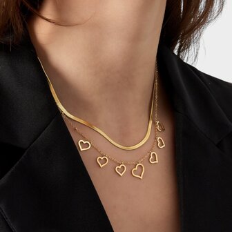 Ketting dubbel harten