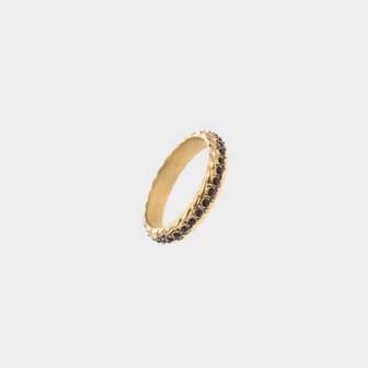 Ring zwart 18