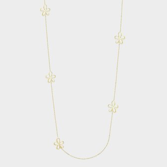 Ketting lang bloemen
