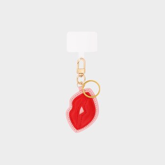 Telefoonhanger lippen rood