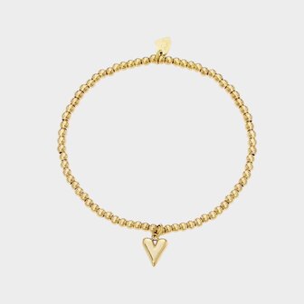 Armband hart bol S