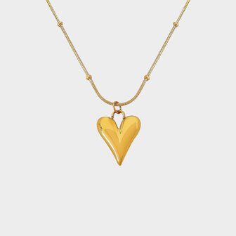 Ketting staal hart