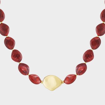 Ketting resin rood