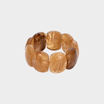 Armband resin cognac