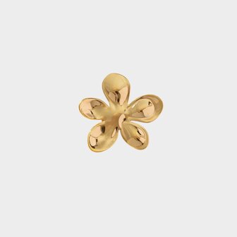 Broche bloem staal
