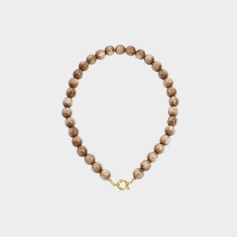 Ketting kraal bruin