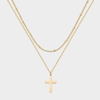 Ketting dubbel kruis