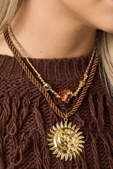 Ketting touw zon bruin