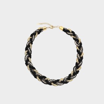 Ketting draai staal zwart