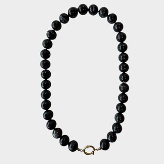 Ketting bol slot zwart