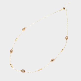 Ketting lang parel zand