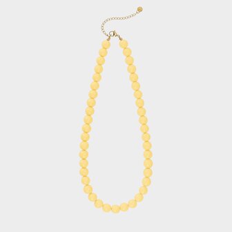 Ketting kralen geel
