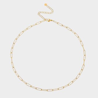 Ketting schakel mini geborsteld