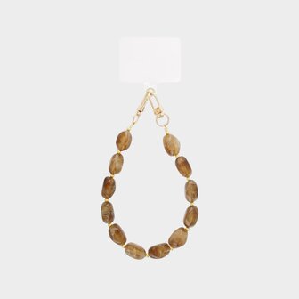 Telefoonkoord steen bruin