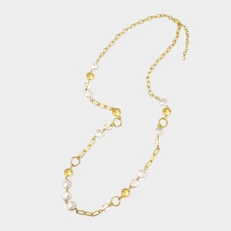 Ketting schakel lang wit