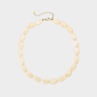 Ketting resin beige