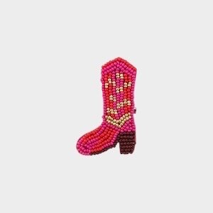 Broche cowboylaars fuchsia