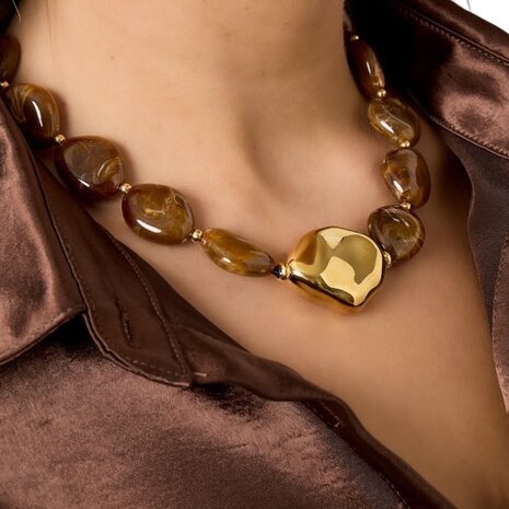 Ketting resin rood
