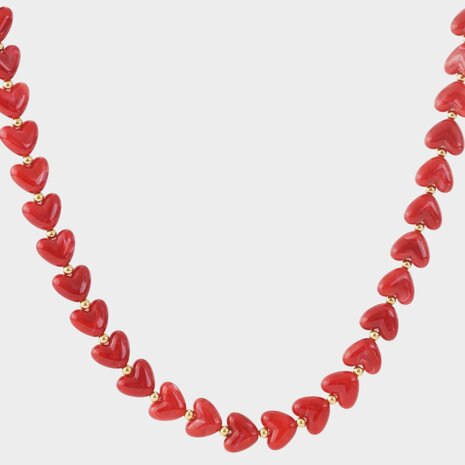 Ketting harten staal rood