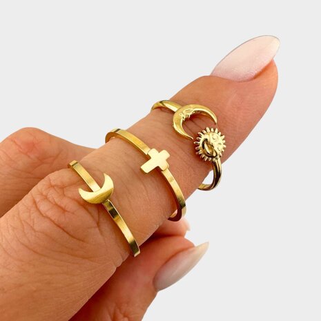 Ring staal kruis
