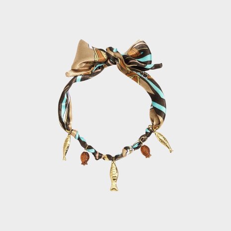 Ketting shawl vis zand