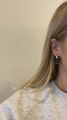 Oorbellen candy rond groen