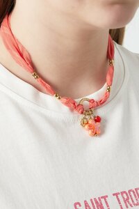 Ketting bloem oranje