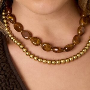 Ketting resin rood