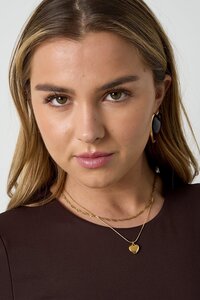 Ketting dubbel hart