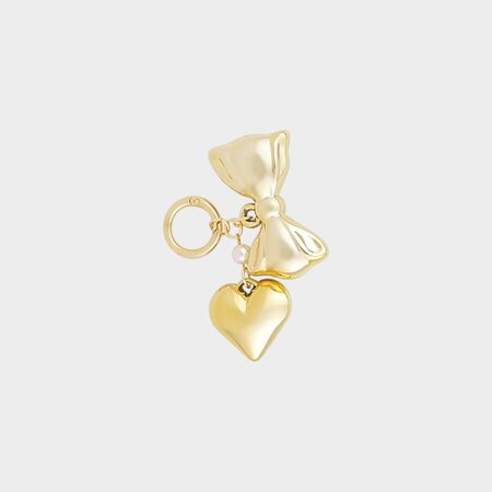 Sleutelhanger hart strik