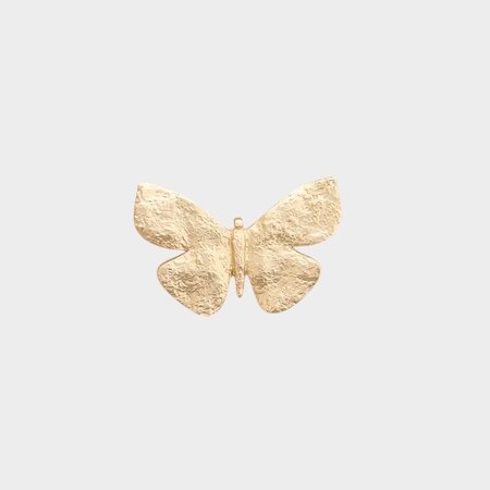 Broche goud vlinder 