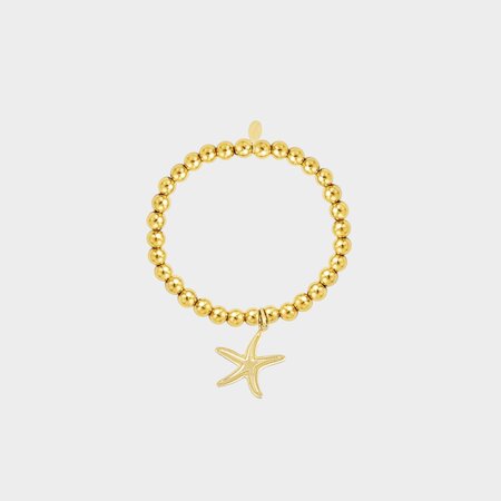 Armband bol staal zeester