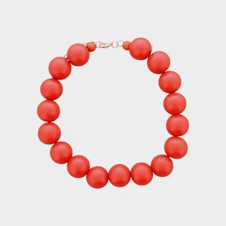 Ketting bol xl koraalrood