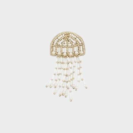 Broche kwal wit