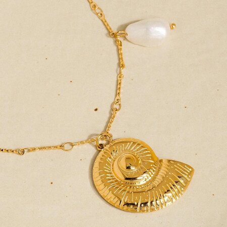 Ketting schelp parel