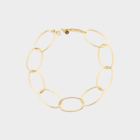 Ketting schakel ovaal staal