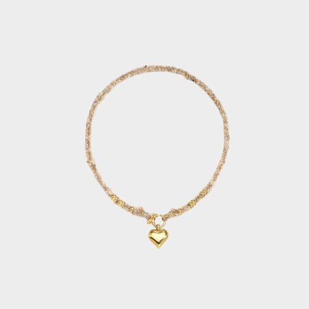 Ketting touw hart zand
