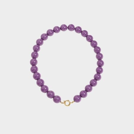 Ketting kraal slot paars