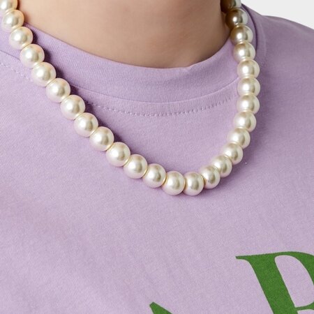 Ketting parels wit