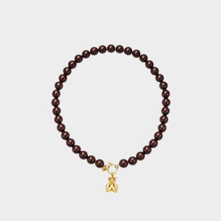 Ketting beer slot bruin