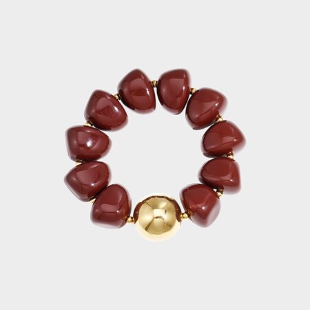 Armband beads bordeaux