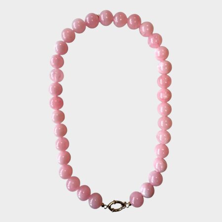 Ketting bol slot roze
