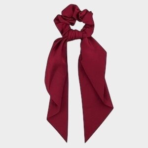 Haar scrunchie strik rood