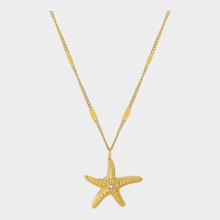 Ketting zeester zirconia