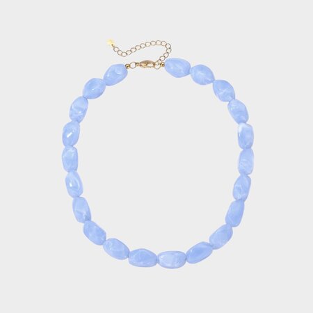 Ketting resin blauw