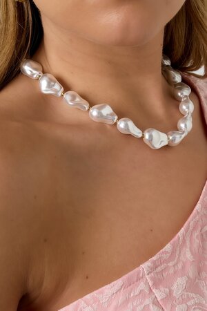 Ketting staal grof parel