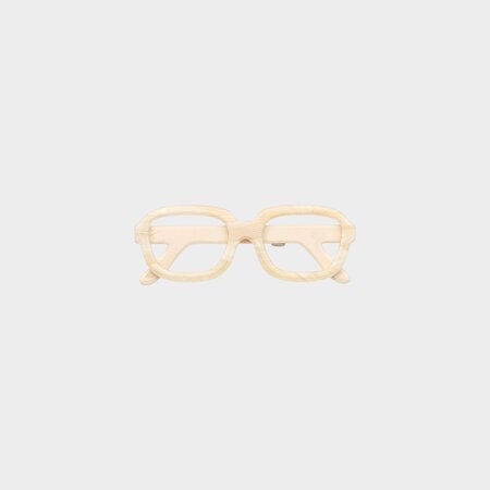 Broche bril beige
