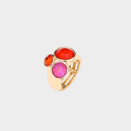 Ring crystal rood